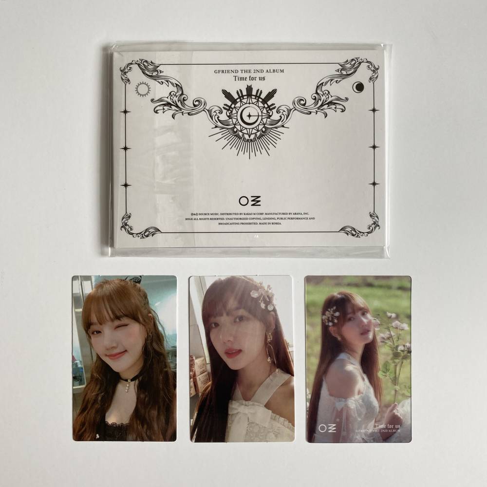 GFRIEND YERIN SIGNED 2ND ALBUM 'TIME FOR US' - MIDNIGHT VERSION